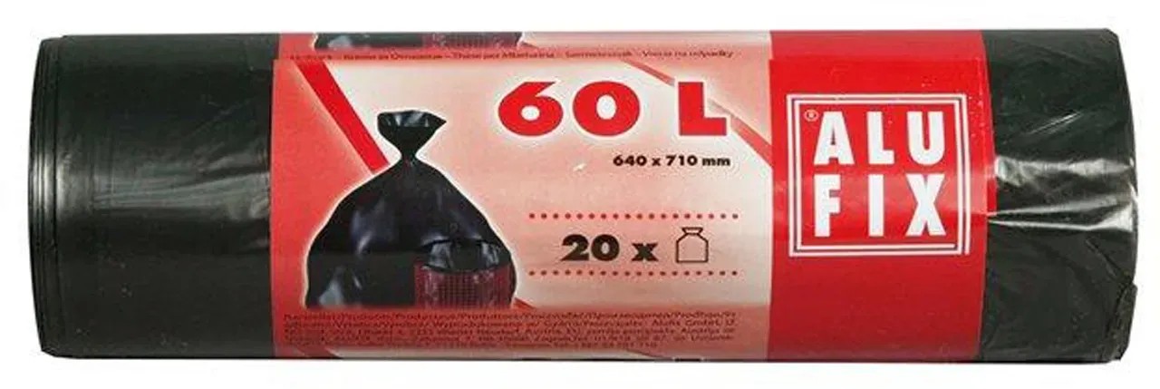Alufix szemeteszsák 60 l / 20 db Basic Alufix szemeteszsák 60 l / 20 db Basic