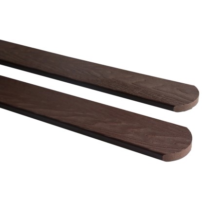 G - Guard WPC kerítésléc barna íves 71 mm x 11 mm x 1000 mm G - Guard WPC kerítésléc barna íves 71 mm x 11 mm x 1000 mm