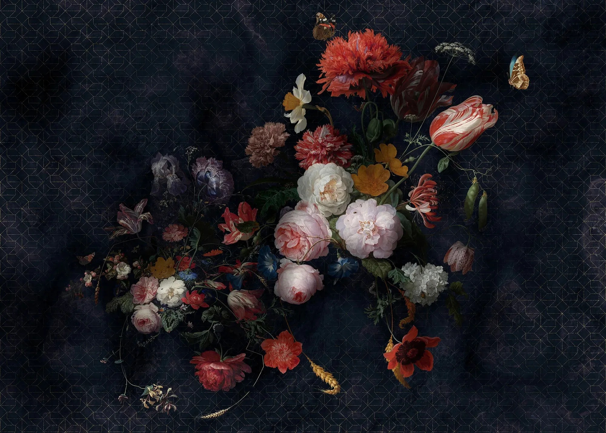 Komar vlies fotótapéta Amsterdam Flowers 350 cm x 250 cm Komar vlies fotótapéta Amsterdam Flowers 350 cm x 250 cm
