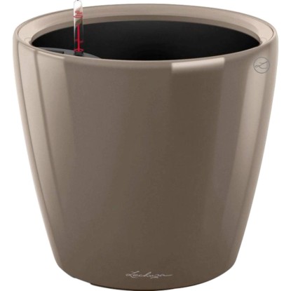 Lechuza Classico Premium LS kaspó 43 cm átmérő x 40 cm szürkésbarna magasfényű Lechuza Classico Premium LS kaspó 43 cm átmérő x 40 cm szürkésbarna magasfényű