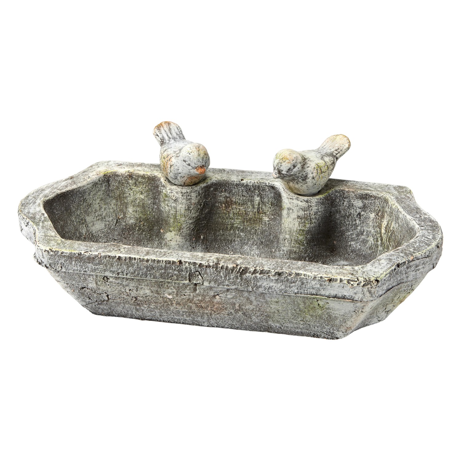 Madáritató cement 37 cm x 19 cm szürke Madáritató cement 37 cm x 19 cm szürke