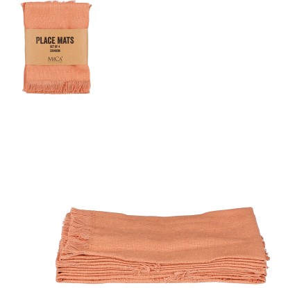Mica Decorations Villia tányéralátét terra 4 db 48 cm x 33 cm Mica Decorations Villia tányéralátét terra 4 db 48 cm x 33 cm