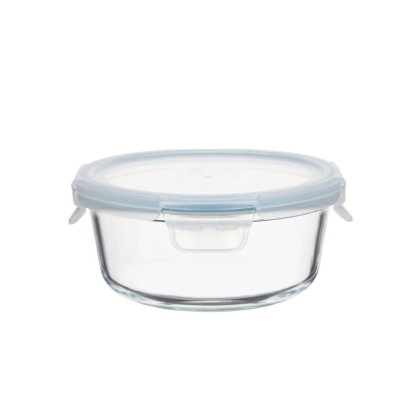 TOO KT-89 üveg 650 ml-es hőálló kerek ételtároló csatolható műanyag tetővel TOO KT-89 üveg 650 ml-es hőálló kerek ételtároló csatolható műanyag tetővel