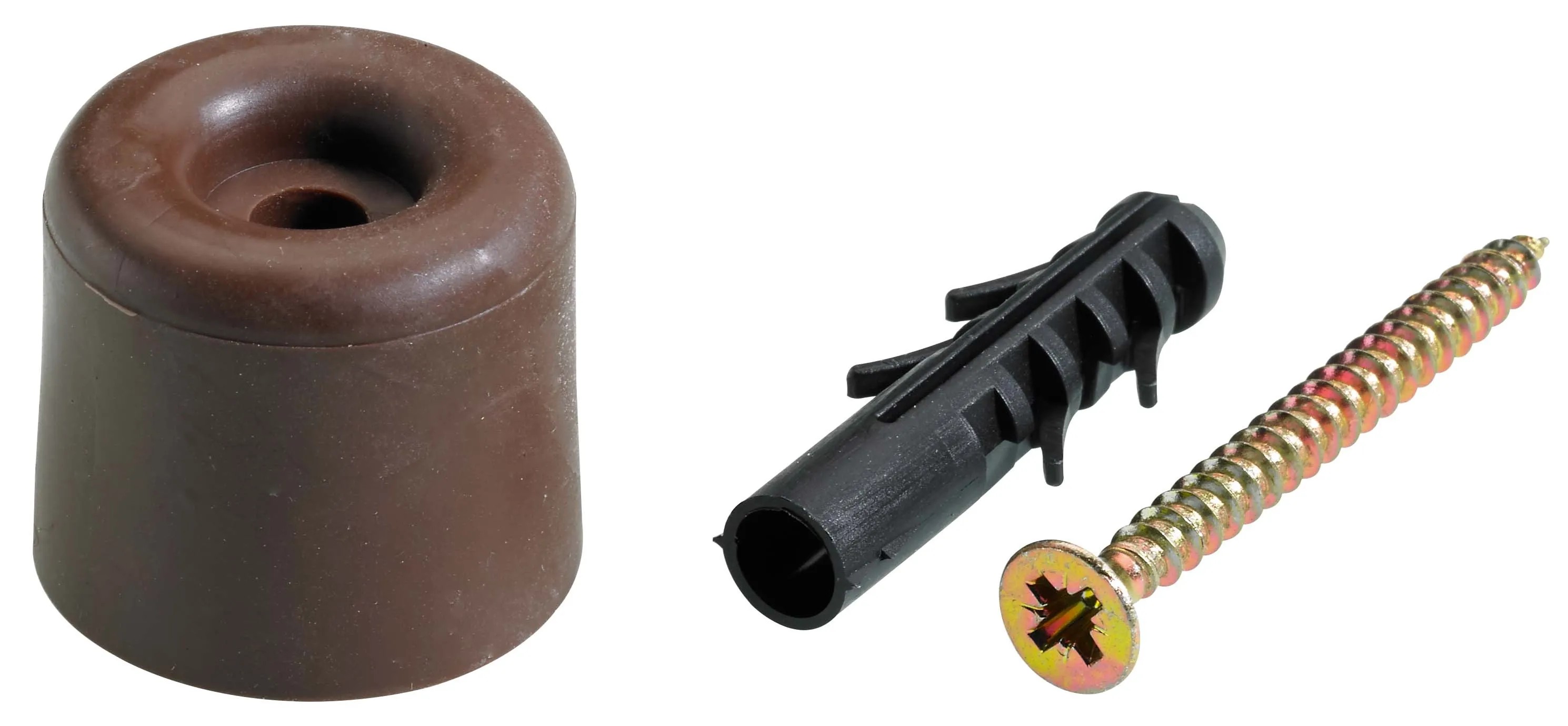 Ajtóütköző 30 mm x 24 mm barna Ajtóütköző 30 mm x 24 mm barna