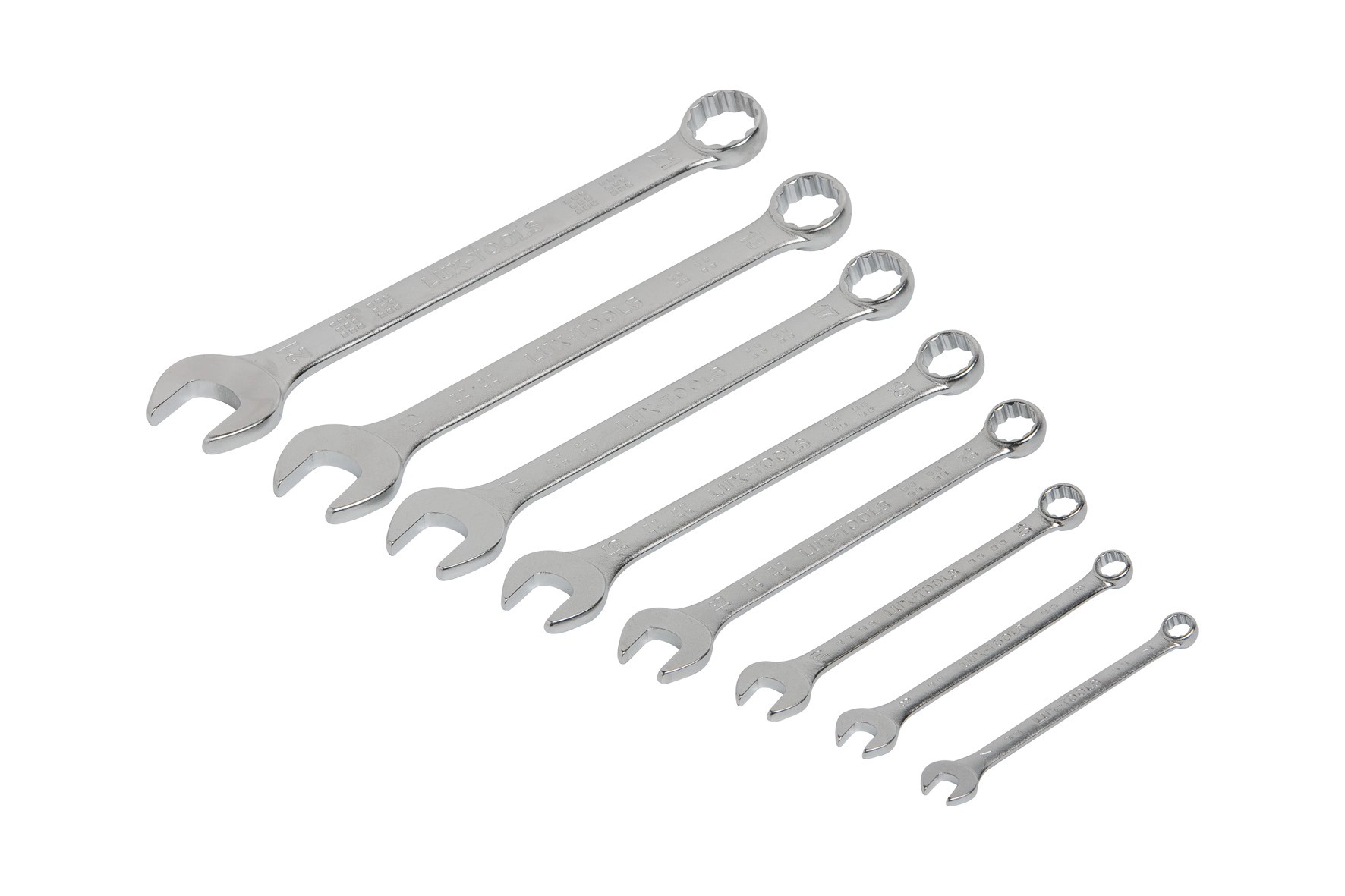 LUX Comfort villáskulcs készlet, nyolcrészes, 8 mm-22 mm LUX Comfort villáskulcs készlet, nyolcrészes, 8 mm-22 mm