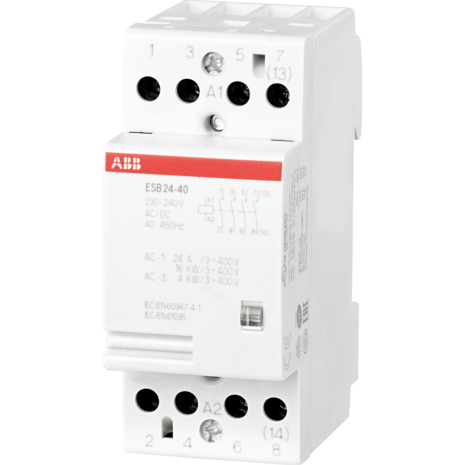 Installációs mágneskapcsoló 4 pólusú 25 A Installációs mágneskapcsoló 4 pólusú 25 A