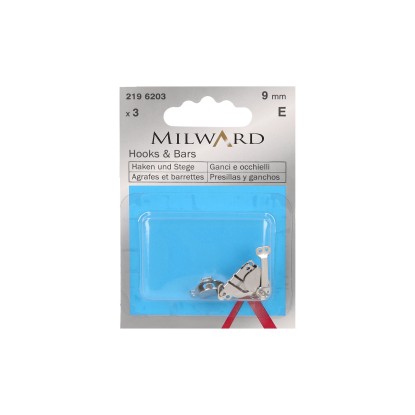 Szoknya és nadrágkapocs ezüstszínű 9 mm Szoknya és nadrágkapocs ezüstszínű 9 mm