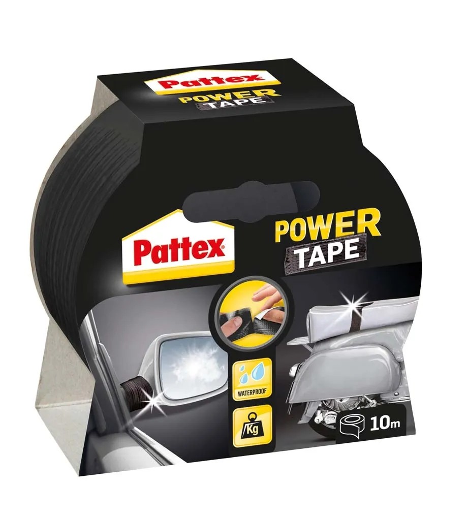 Pattex ragasztószalag Power Tape 10 m fekete Pattex ragasztószalag Power Tape 10 m fekete