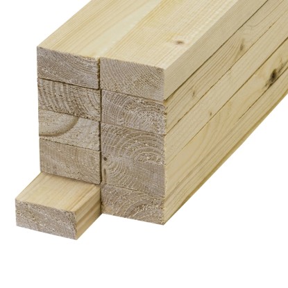 Lucfenyő/jegenyefenyő léc gyalult 19 mm x 44 mm x 2500 mm Lucfenyő/jegenyefenyő léc gyalult 19 mm x 44 mm x 2500 mm