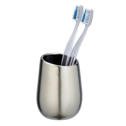 Wenko Badi fogmosópohár ezüst matt 8 cm x 11 cm x 8 cm Wenko Badi fogmosópohár ezüst matt 8 cm x 11 cm x 8 cm