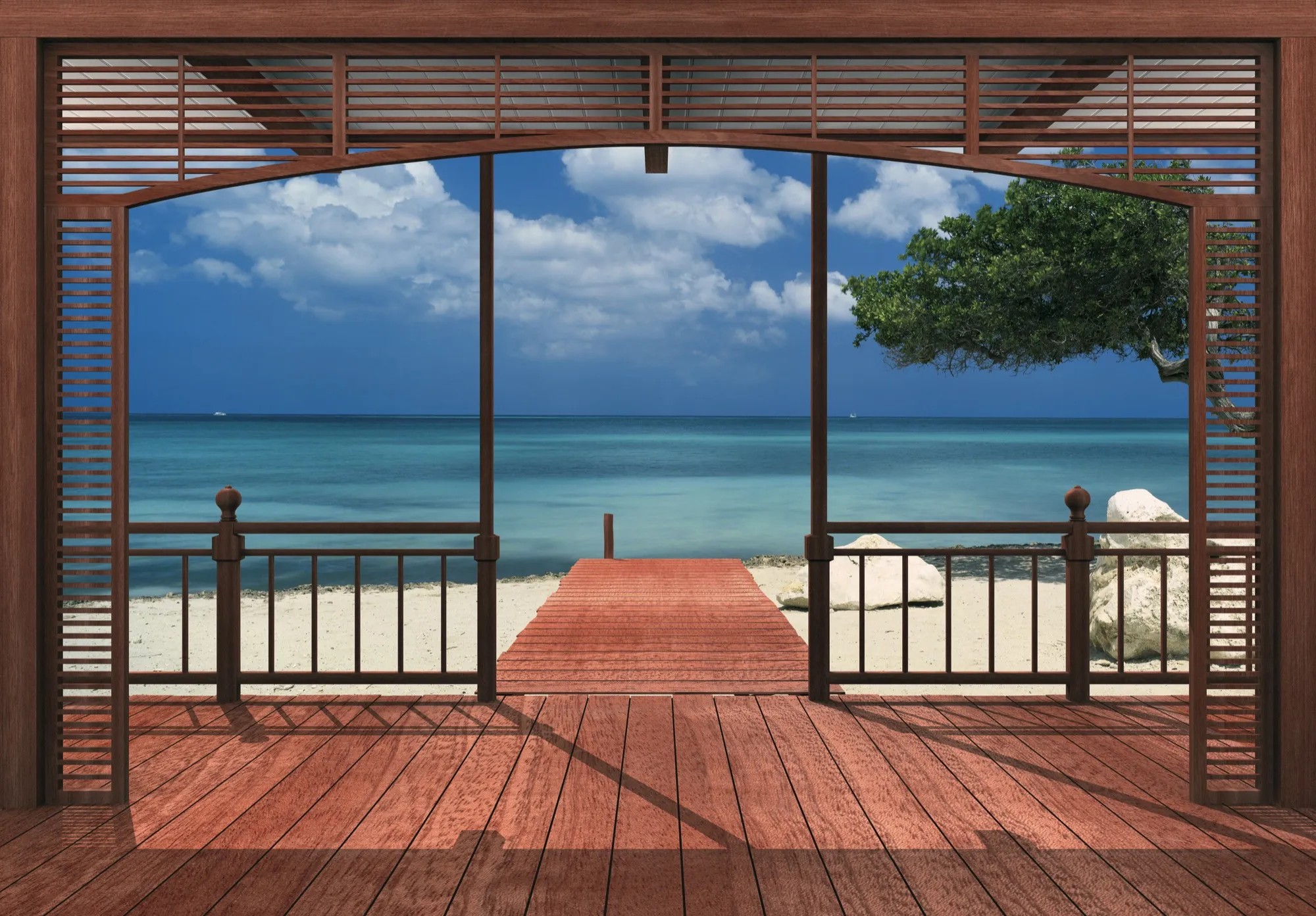 Komar fotótapéta El Paradiso 388 cm x 270 cm FSC Komar fotótapéta El Paradiso 388 cm x 270 cm FSC