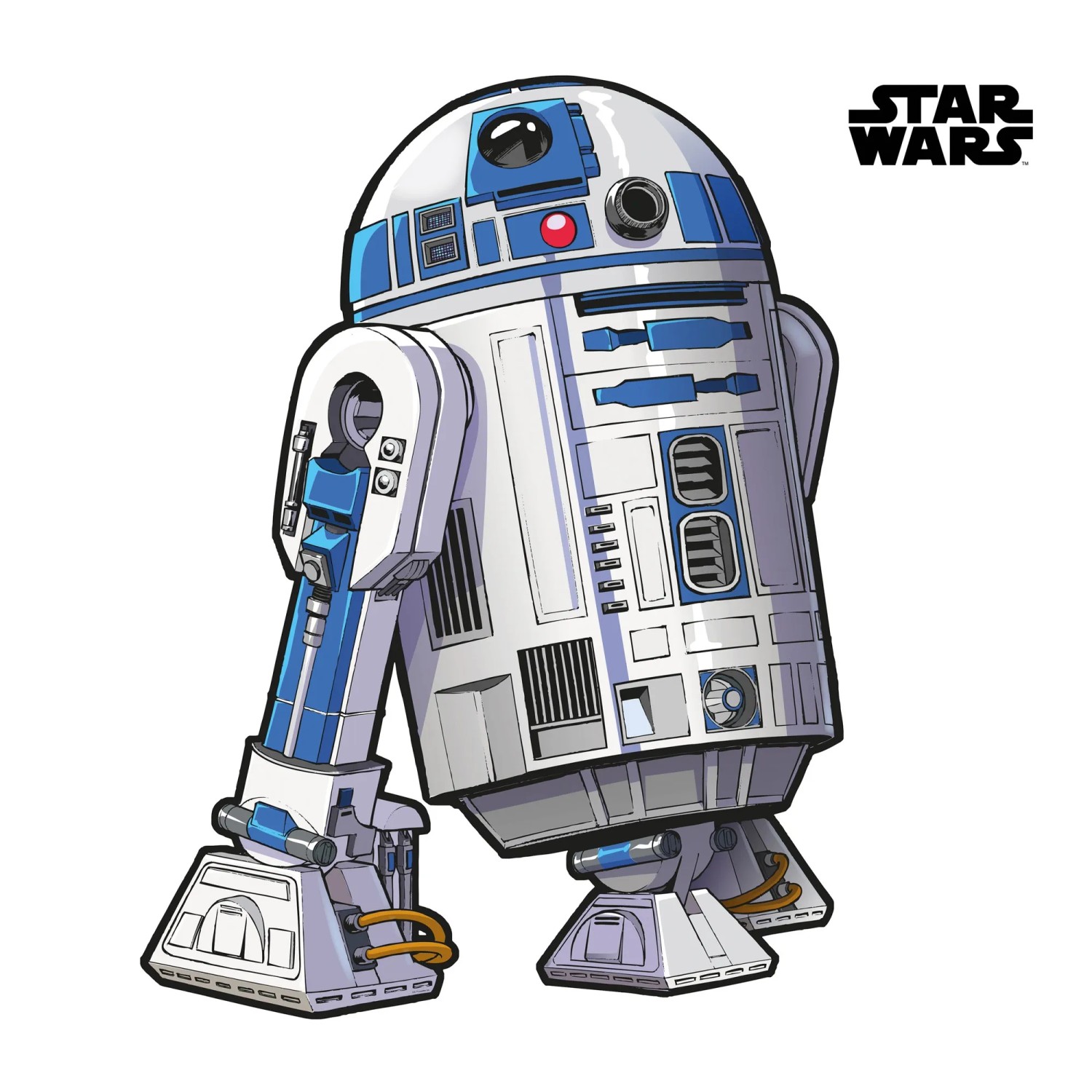 Komar öntapadó nemszőtt fotótapéta Star Wars XXL R2D2 127 cm x 120 cm Komar öntapadó nemszőtt fotótapéta Star Wars XXL R2D2 127 cm x 120 cm