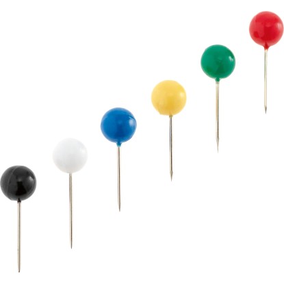 LUX gombostű 6 mm x 15 mm többszínű 200 darab LUX gombostű 6 mm x 15 mm többszínű 200 darab