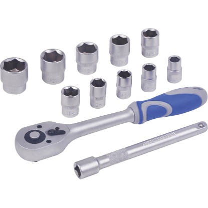 LUX dugókulcskészlet 10 mm (3/8") 12 részes LUX dugókulcskészlet 10 mm (3/8") 12 részes