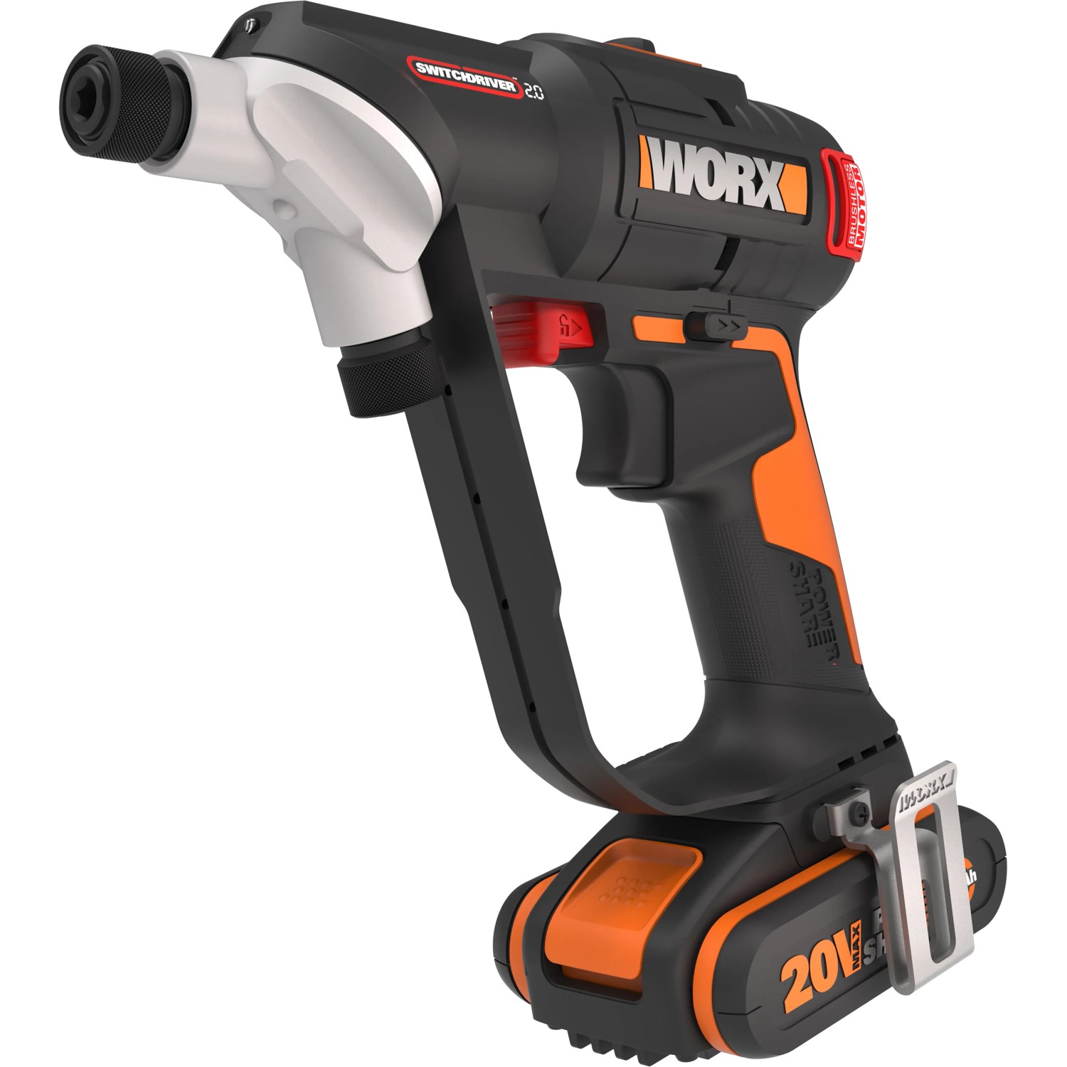 Worx 20 V-os akkus fúró-csavarbehajtó WX177 2 Ah akkumulátorral kofferrel Worx 20 V-os akkus fúró-csavarbehajtó WX177 2 Ah akkumulátorral kofferrel