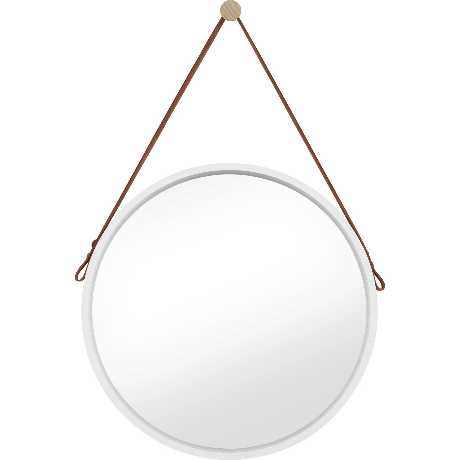 Tükör kerek 50 cm fehér Tükör kerek 50 cm fehér