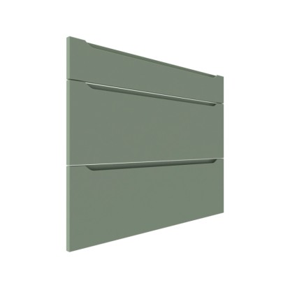 Salerno fiókos szekrényhez 3 előlap 80 cm matt olíva Salerno fiókos szekrényhez 3 előlap 80 cm matt olíva