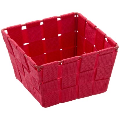 Wenko Adria Mini Square tárolókosár 9 cm x 14 cm x 14 cm piros Wenko Adria Mini Square tárolókosár 9 cm x 14 cm x 14 cm piros