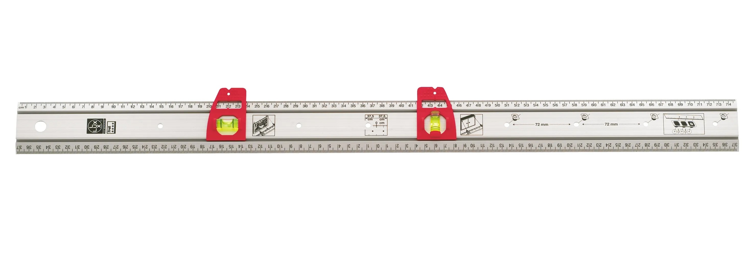 LUX-TOOLS festmény- és jelölővonalzó Comfort 75 cm LUX-TOOLS festmény- és jelölővonalzó Comfort 75 cm
