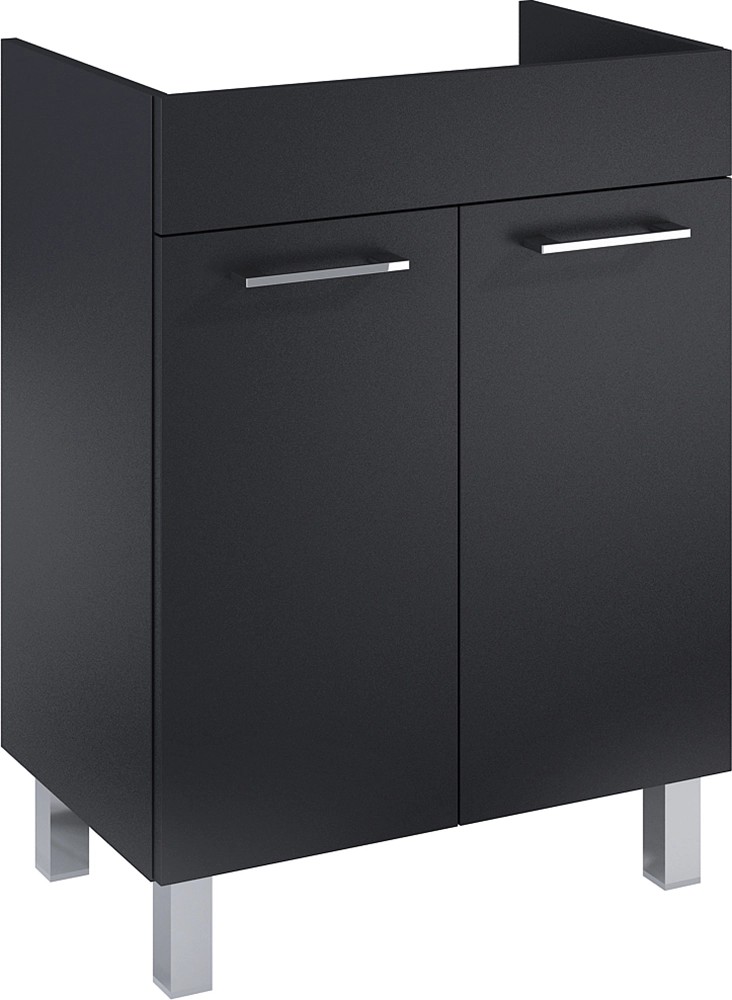 Maximus Cheese mosdó alatti szekrény 60 cm fekete matt lábbal Maximus Cheese mosdó alatti szekrény 60 cm fekete matt lábbal