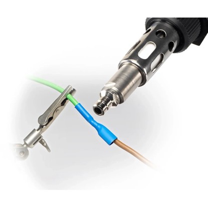 Dremel VersaTip forrasztópáka zsugorítja a kábelcsatlakozást. Dremel VersaTip forrasztópáka zsugorítja a kábelcsatlakozást.