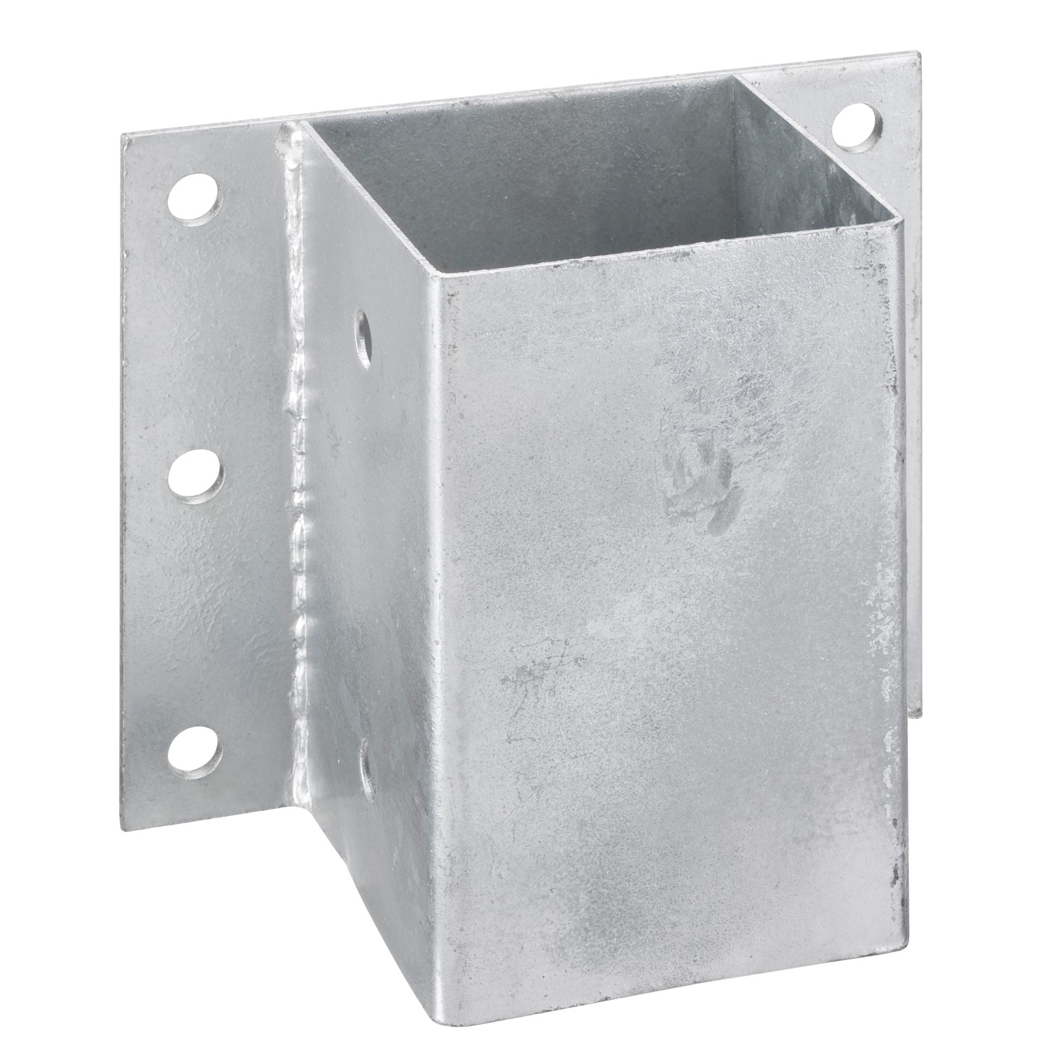 Csavarozható oszloptartó tűzihorganyzott 150 mm x 91 mm x 91 mm Csavarozható oszloptartó tűzihorganyzott 150 mm x 91 mm x 91 mm