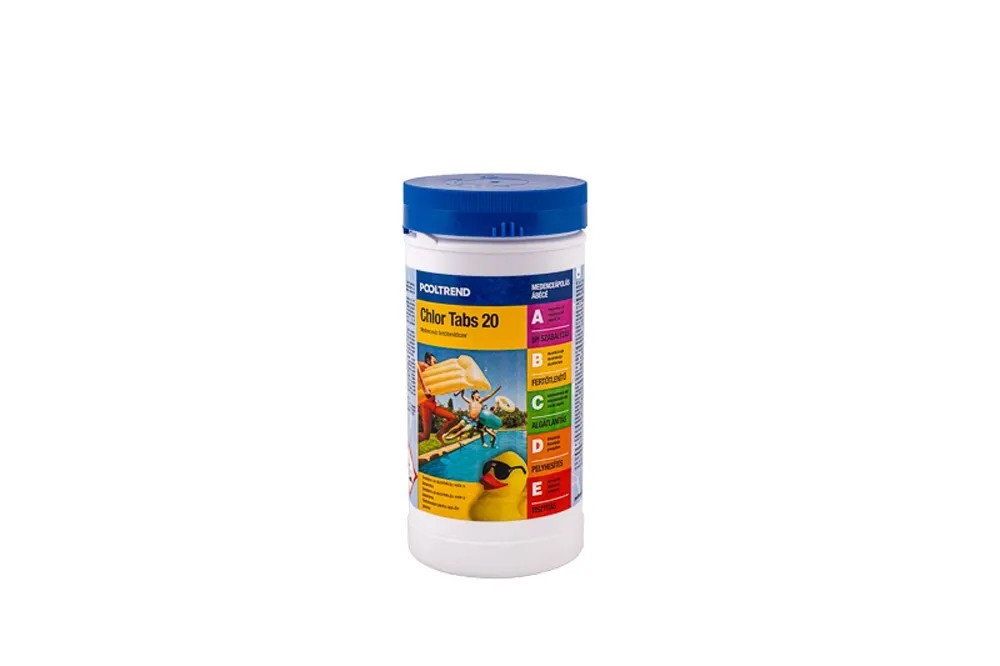 Pooltrend Klórtabletta 1 kg 20 grammos tabletta Pooltrend Klórtabletta 1 kg 20 grammos tabletta