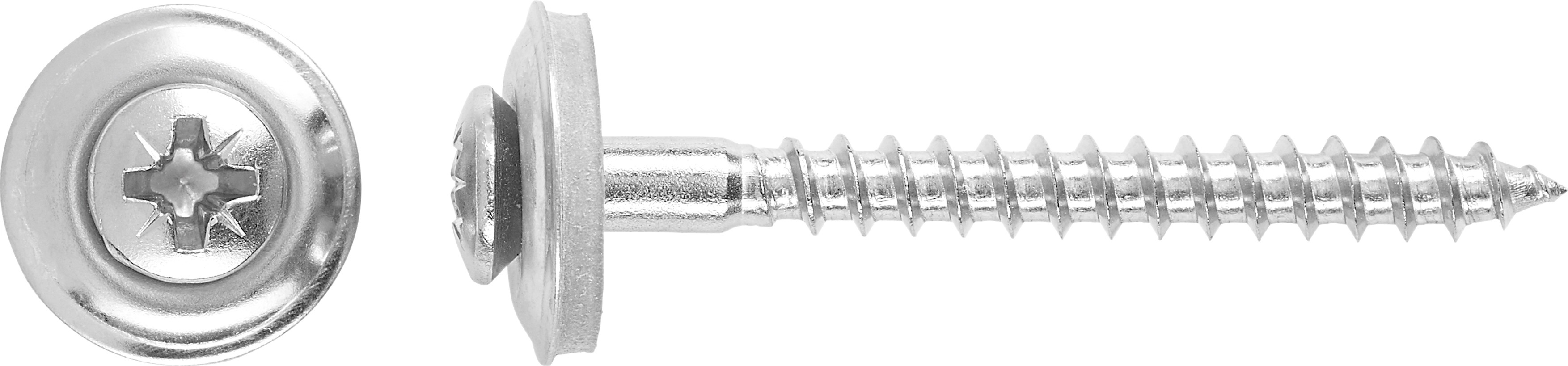 Bádogos csavar alátéttel TX20 acél A2 4,5 x 35 mm 100 db Bádogos csavar alátéttel TX20 acél A2 4,5 x 35 mm 100 db