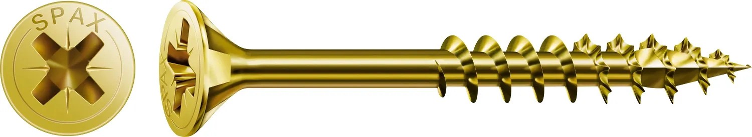 Spax süllyesztett fejű univerzális csavar PZ-behajt. 5 mm x 100 mm 10 darab Spax süllyesztett fejű univerzális csavar PZ-behajt. 5 mm x 100 mm 10 darab