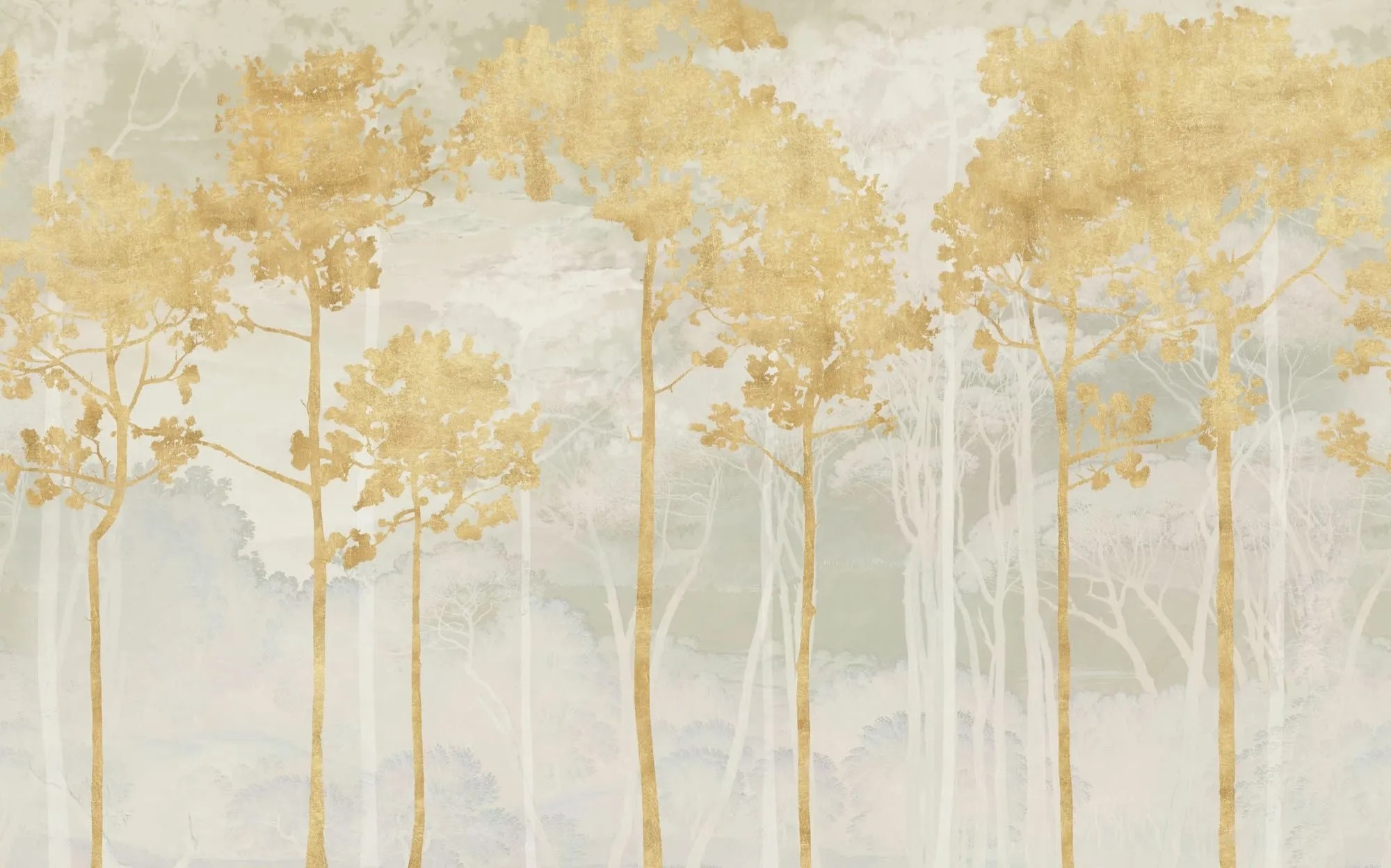 Komar Golden Pines vliestapéta 400 cm x 250 cm Komar Golden Pines vliestapéta 400 cm x 250 cm