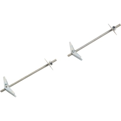 Két LUX rugós billenőcsavar csavarral, 4x95mm, üreges falakhoz. Két LUX rugós billenőcsavar csavarral, 4x95mm, üreges falakhoz.