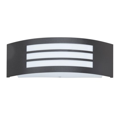 Modern szürke LED fali lámpa kültéri használatra, három fényréssel. Modern szürke LED fali lámpa kültéri használatra, három fényréssel.