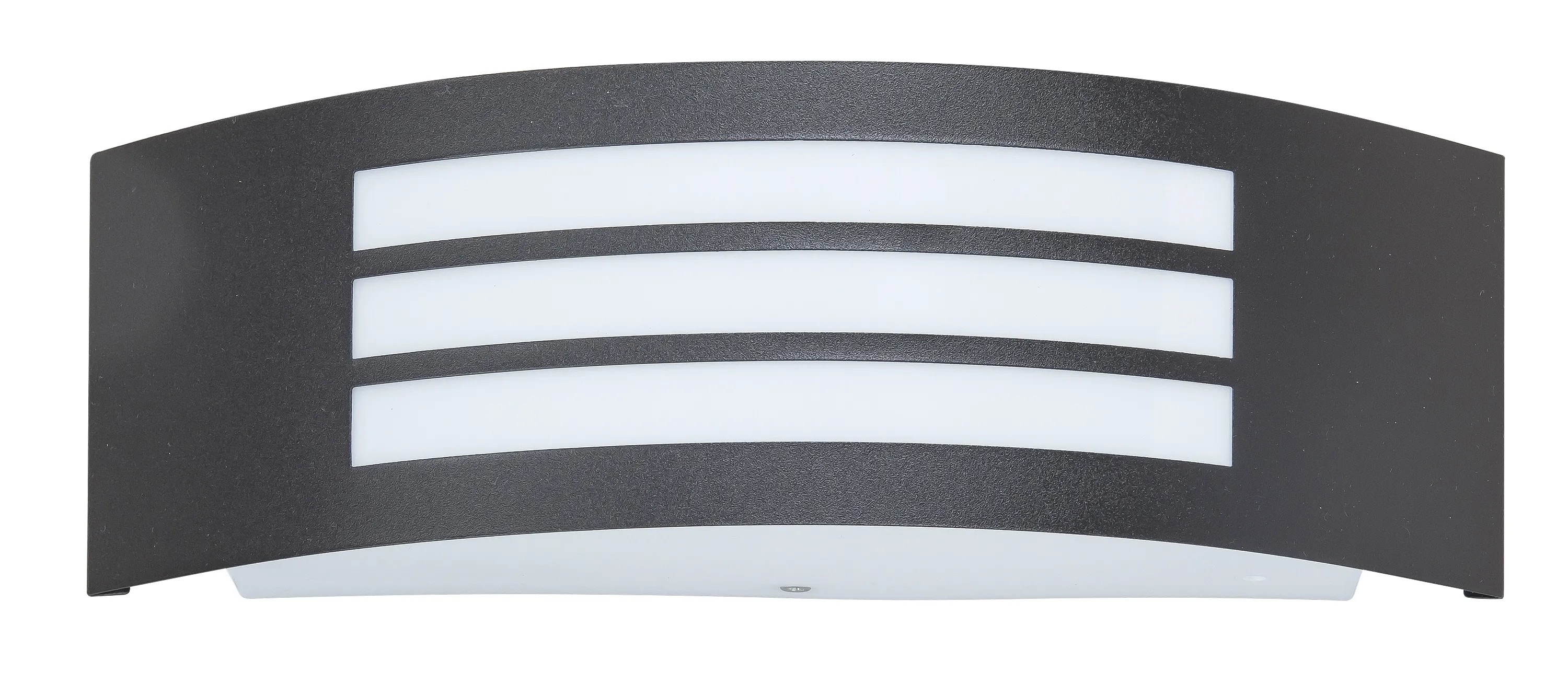 Modern szürke LED fali lámpa kültéri használatra, három fényréssel. Modern szürke LED fali lámpa kültéri használatra, három fényréssel.