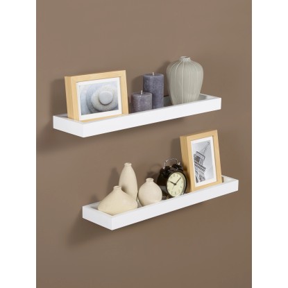 Fali polc fehér 40 cm x 15 cm x 4 cm Fali polc fehér 40 cm x 15 cm x 4 cm