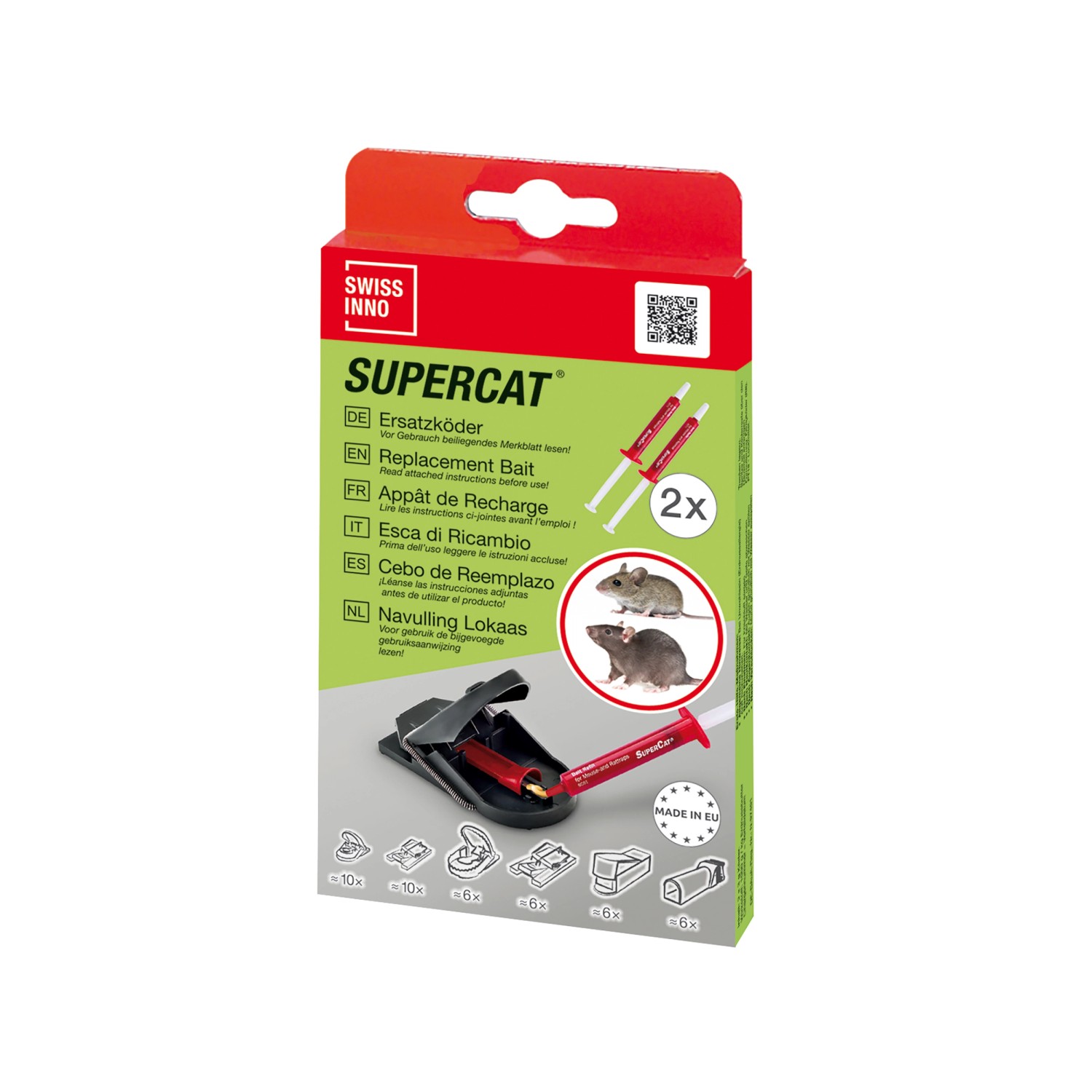 Swissinno SuperCat fecskendős csalétek 2 darab Swissinno SuperCat fecskendős csalétek 2 darab