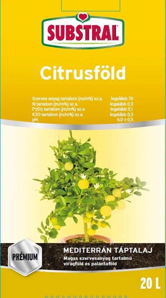 Substral citrusföld 20 l Substral citrusföld 20 l