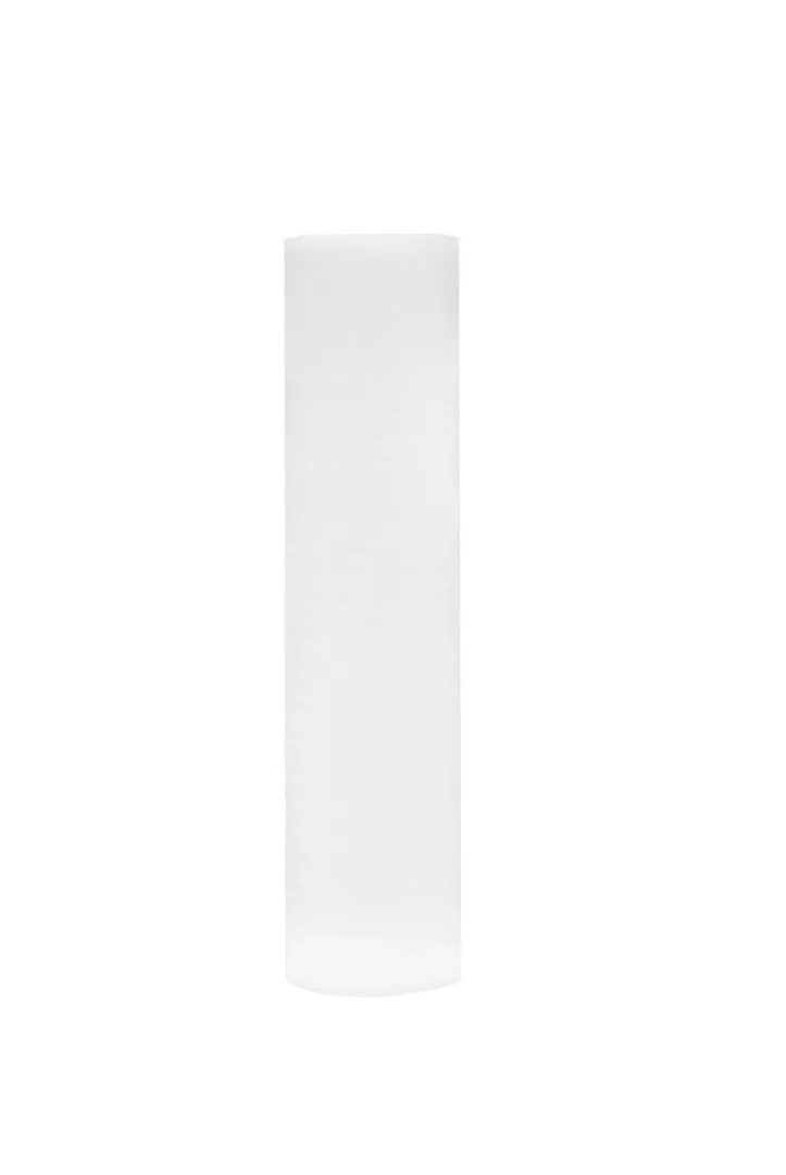 Fehér, hengeres hangszigetelés. Fehér, hengeres hangszigetelés.