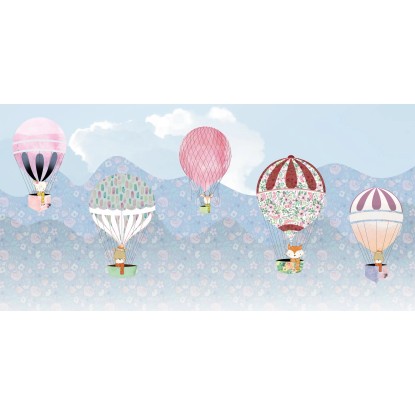 Komar nemszőtt fotótapéta Happy Balloon 500 cm x 250 cm Komar nemszőtt fotótapéta Happy Balloon 500 cm x 250 cm