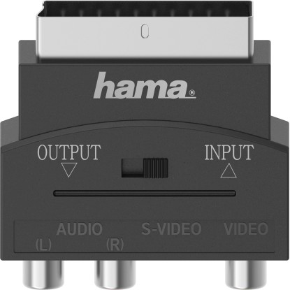 Hama fic av adapter scart-3rca-svhs be/ki Hama fic av adapter scart-3rca-svhs be/ki