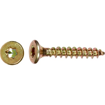 Süllyesztett fejű univerzális csavar TX-behajtás 4,5 mm x 20 mm 20 darab Süllyesztett fejű univerzális csavar TX-behajtás 4,5 mm x 20 mm 20 darab