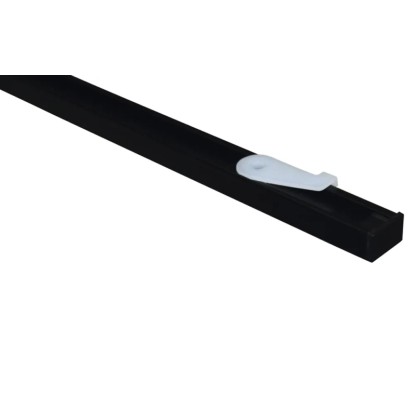 Gardinia Lucy függönysín készlet 1 sínes alumínium fekete-matt 160 cm Gardinia Lucy függönysín készlet 1 sínes alumínium fekete-matt 160 cm