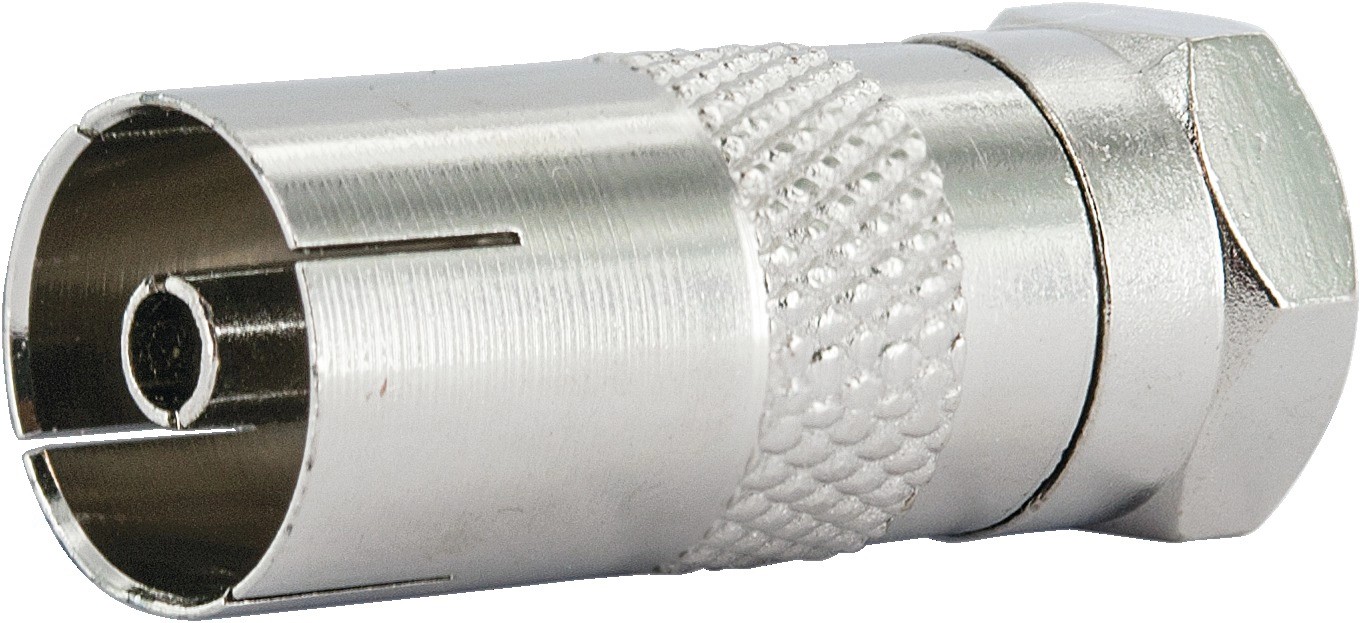 Schwaiger adapter IEC-csatlakozó/F-hüvely Schwaiger adapter IEC-csatlakozó/F-hüvely