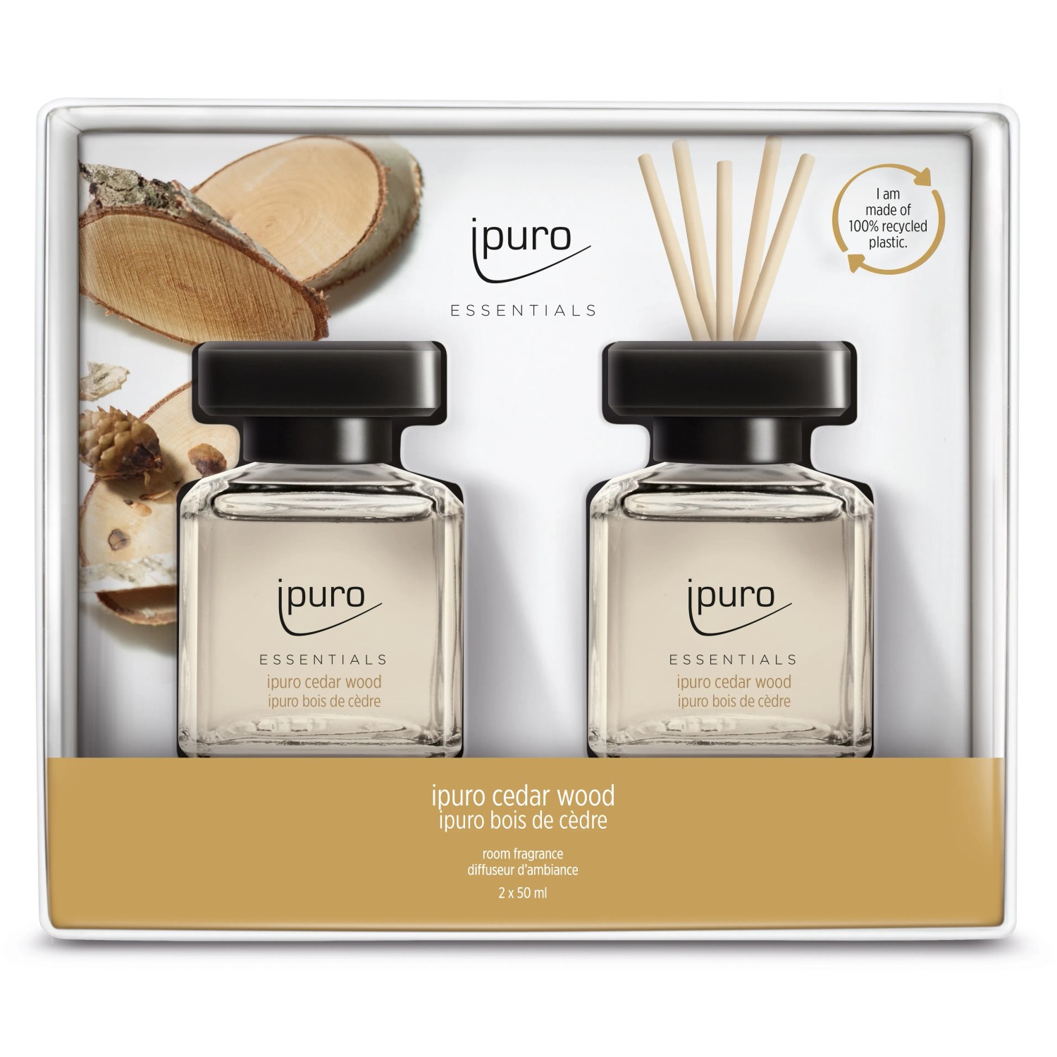 iPuro Essentials Cedar Wood illatosító 2 x 50 ml iPuro Essentials Cedar Wood illatosító 2 x 50 ml