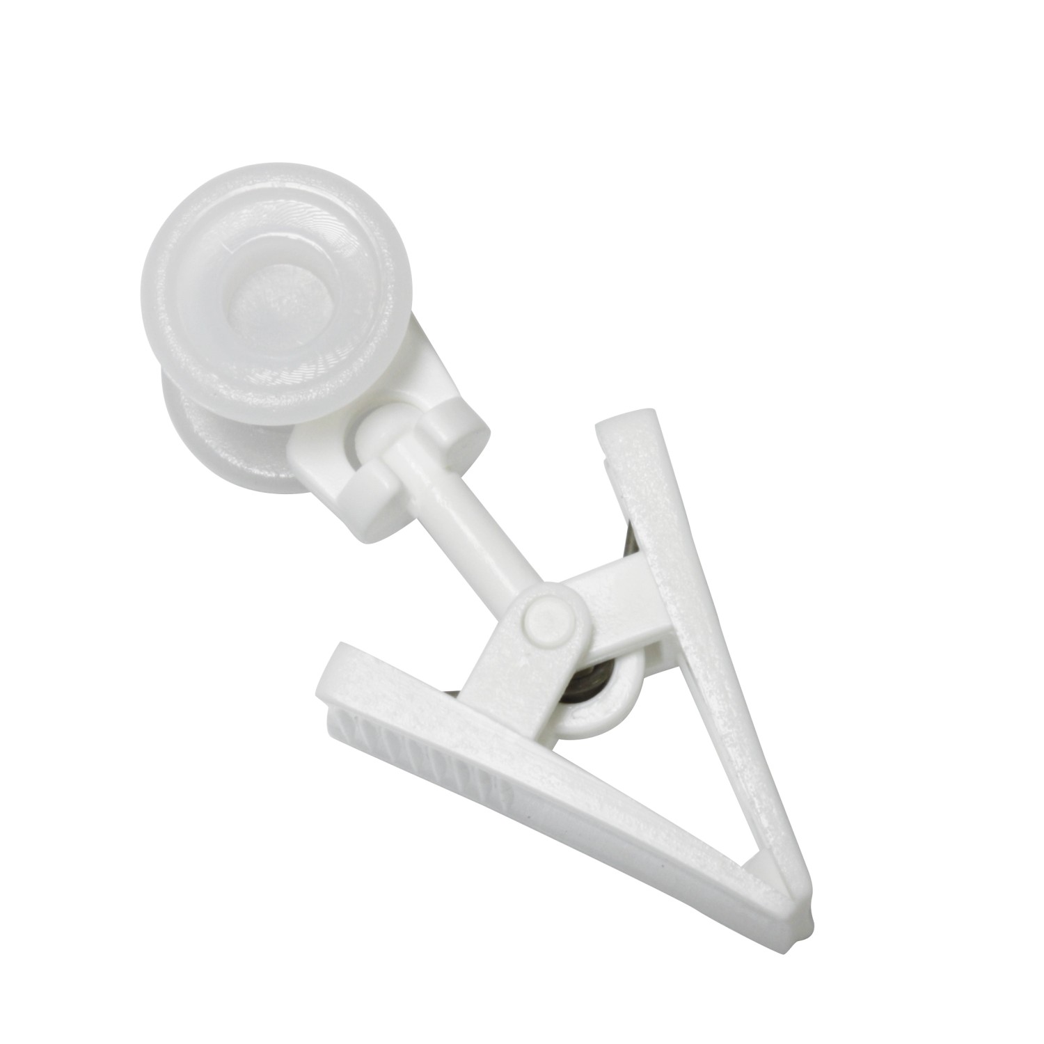 GARDINIA görgő csipesszel fehér U-sínhez GARDINIA görgő csipesszel fehér U-sínhez