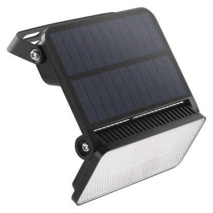 Fekete t.b.t. LED-es kültéri reflektor napelemmel a kertbe. Fekete t.b.t. LED-es kültéri reflektor napelemmel a kertbe.