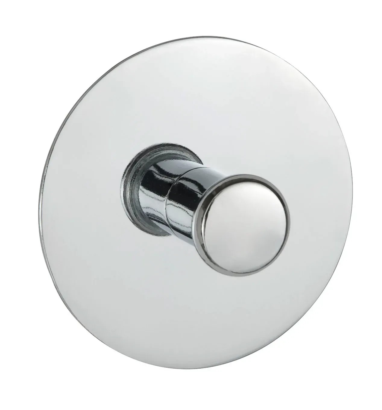 Wenko Turbo-Loc faliakasztó, fényes króm, gomb, fúrás nélkül rögzíthető Wenko Turbo-Loc faliakasztó, fényes króm, gomb, fúrás nélkül rögzíthető