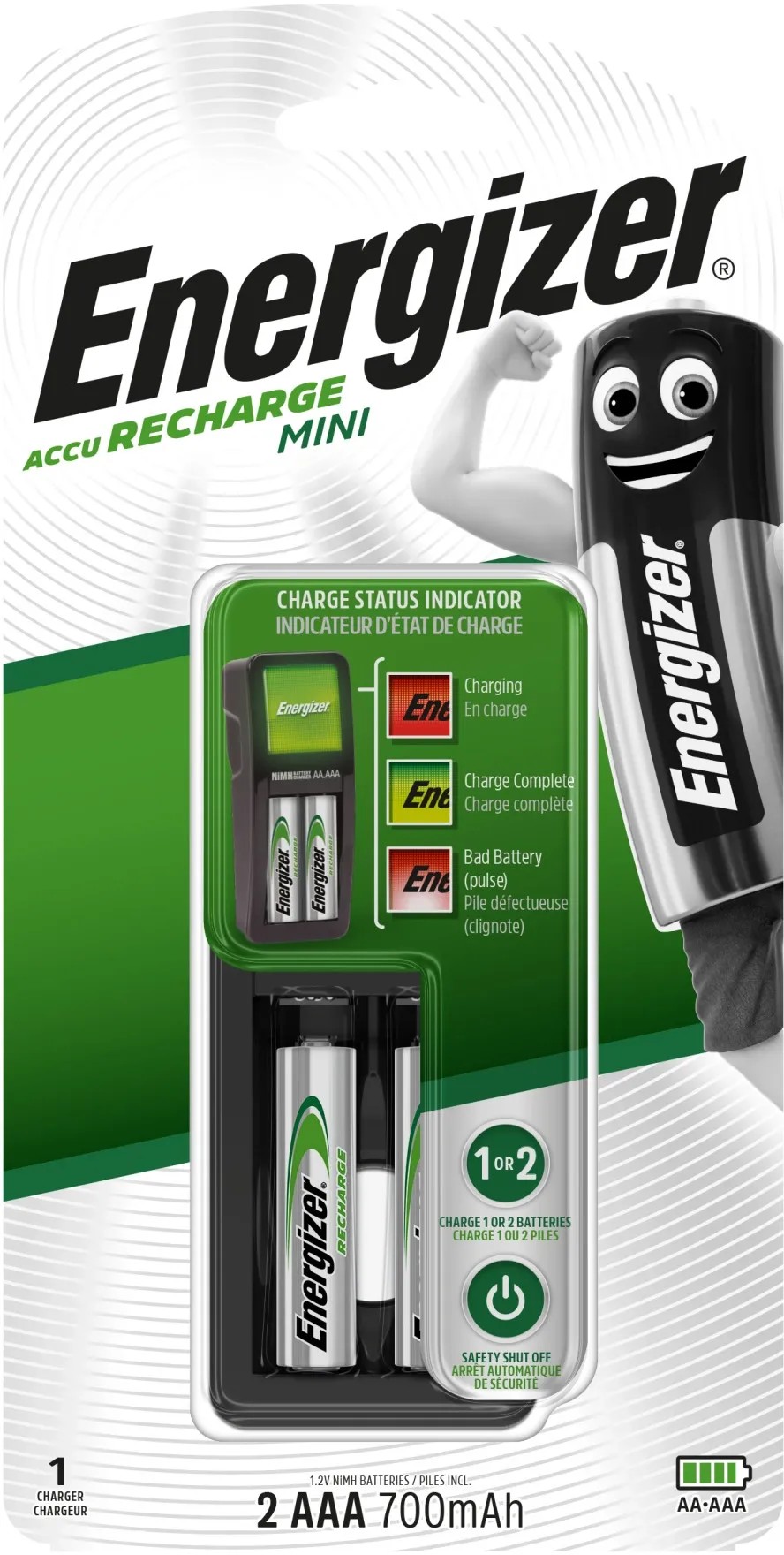 Energizer Mini elemtöltő Energizer Mini elemtöltő