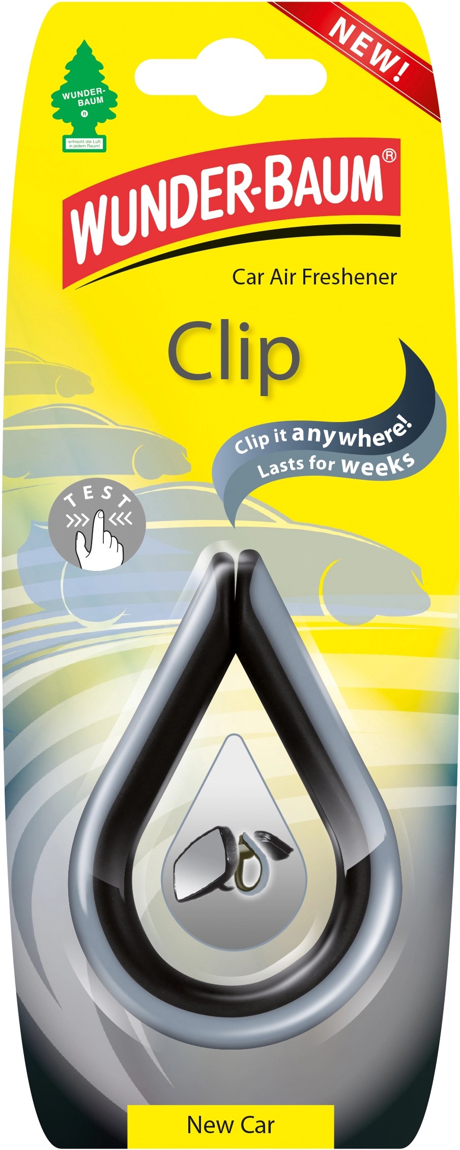 Wunderbaum Clip légfrissítő New Car Wunderbaum Clip légfrissítő New Car