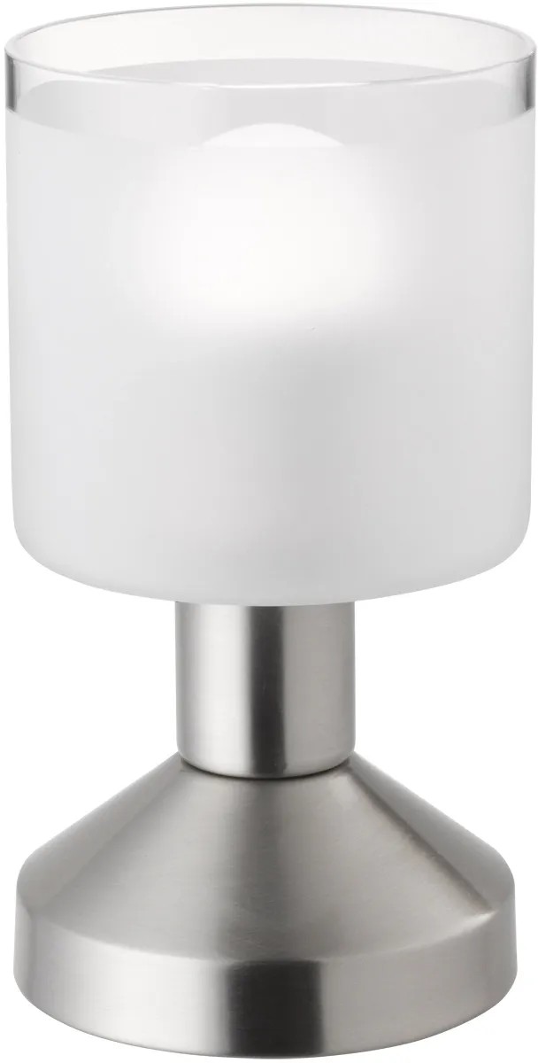 Gral asztali lámpa 16,5 cm x 9 cm E14 40 W matt nikkel Gral asztali lámpa 16,5 cm x 9 cm E14 40 W matt nikkel