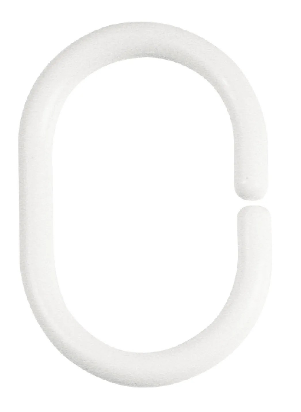 Spirella C-Minor zuhanyfüggönygyűrű műanyag fehér Spirella C-Minor zuhanyfüggönygyűrű műanyag fehér